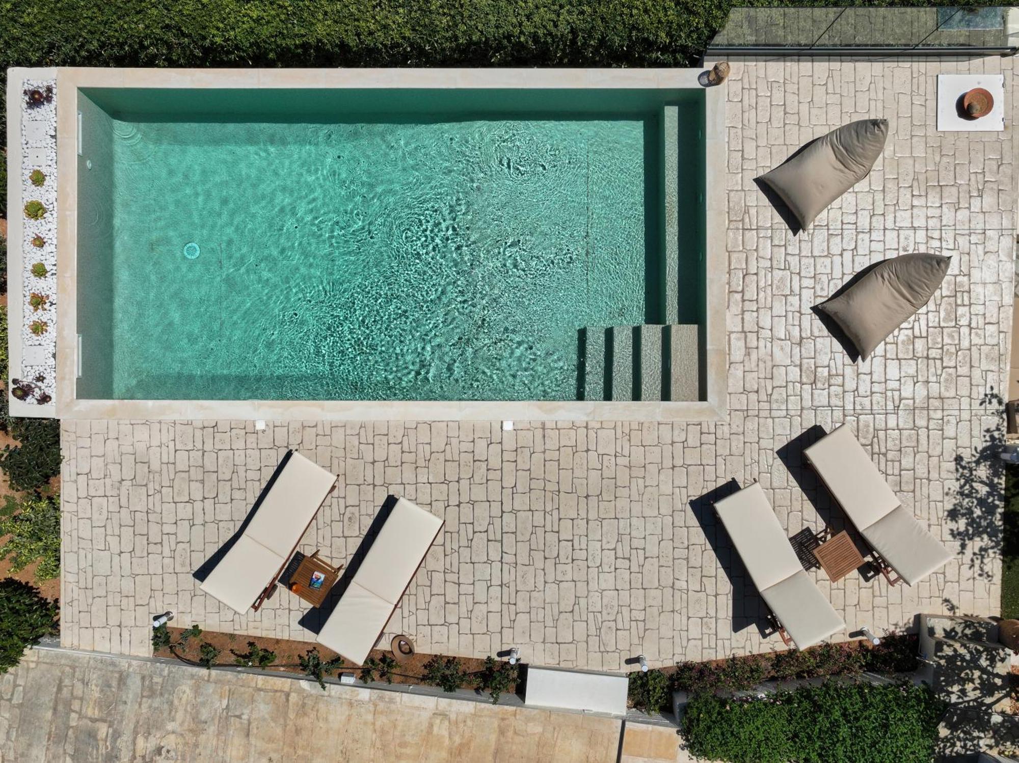 Spacious Villa With Private Eco-Pool And Panoramic Sea View Agia Pelagia  Exterior foto