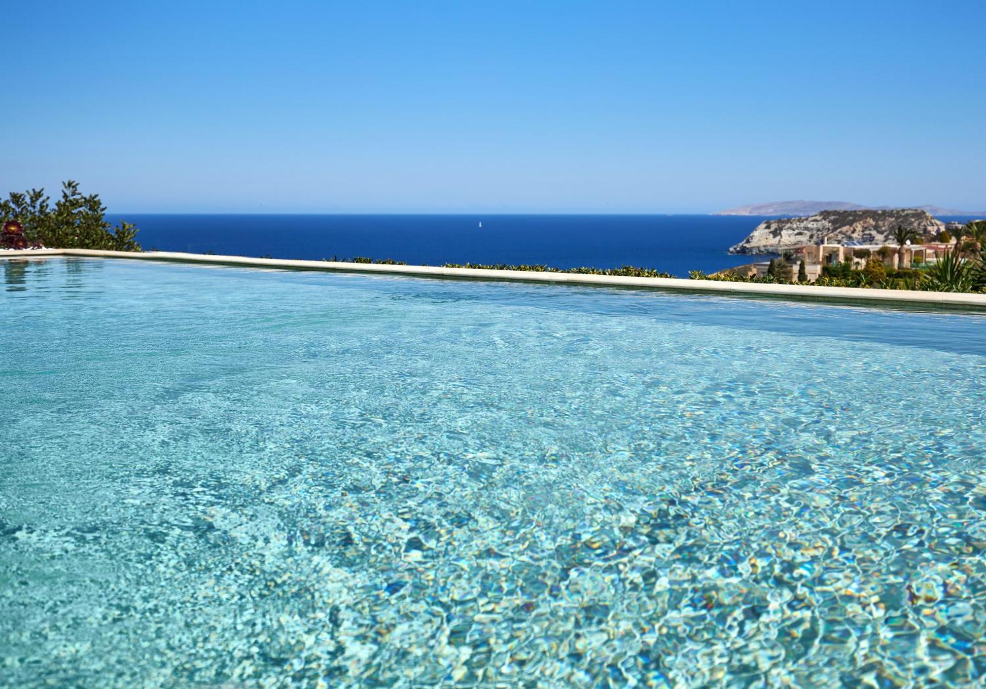 Spacious Villa With Private Eco-Pool And Panoramic Sea View Agia Pelagia  Exterior foto