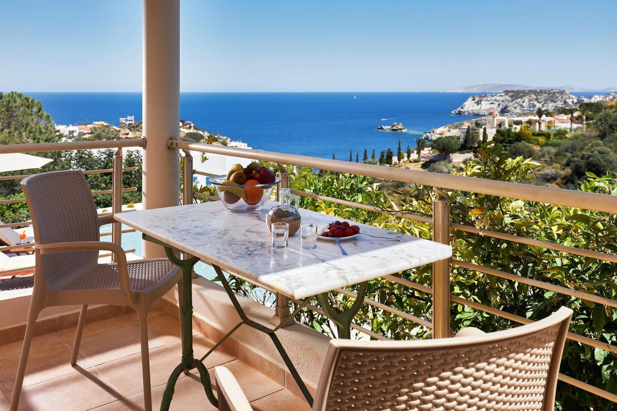 Spacious Villa With Private Eco-Pool And Panoramic Sea View Agia Pelagia  Exterior foto