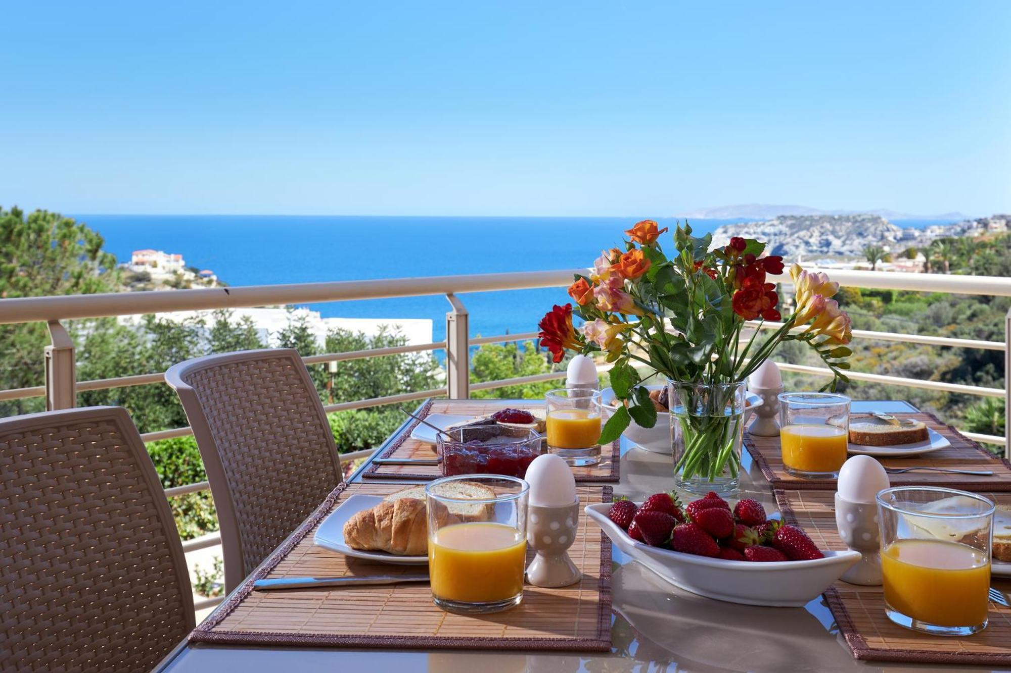 Spacious Villa With Private Eco-Pool And Panoramic Sea View Agia Pelagia  Exterior foto
