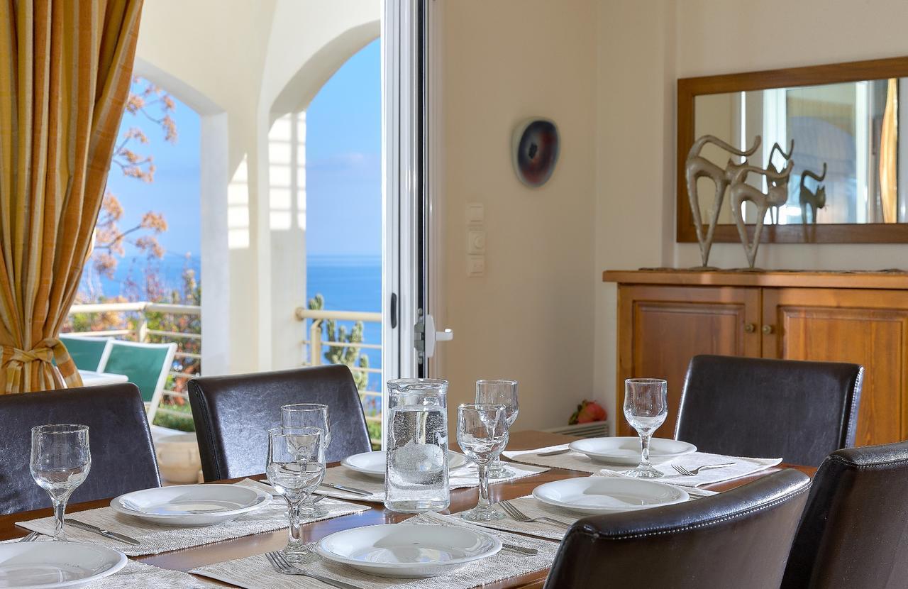 Spacious Villa With Private Eco-Pool And Panoramic Sea View Agia Pelagia  Exterior foto